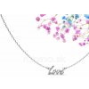 Strieborná retiazka s menom - LOVE