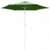 HAPPY GREEN Slunečník s kličkou 230 cm LIGHT GREEN