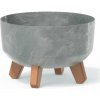 Kvetináč Prosperplast GRACIA LOW 38 cm beton effect
