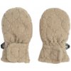 LODGER Rukavice Mittens Folklore Fleece Beige 0 - 12 mesiacov