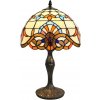 | Brilagi - Tiffany vitrážová stolná lampa MIRABELLA 1xE27/60W/230V | BRT-12028B