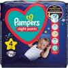 PAMPERS Night Pants veľ. 4 (25 ks)