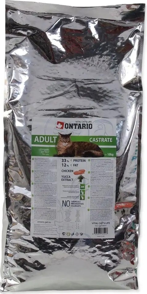 Ontario kuracie mäso pre sterilizované mačky 10 kg