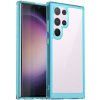 Ochranný kryt Colorful Acrylic case transparentno-modrý – Samsung Galaxy S24 Ultra