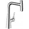 Hansgrohe M71 - Drezová batéria Metris Select s výsuvnou spŕškou, chróm 73822000