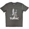 2Pac Tričko Praying Unisex Charcoal Grey L