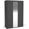 Dolmar Šatníková skriňa MORASS MO2 | čierna