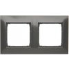 KONTAKT-SIMON S.A. Rámček 2-násobný - antracit matný 87x153x9,5mm
