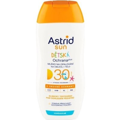 Astrid Sun Detské mlieko na opaľovanie OF 30, 200 ml, OF 30