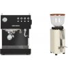Ascaso Steel DUO, Black + ECM C-Manuale 54, cream, olive