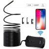 Wi-Fi endoskop FULL HD s 6x LED svetlami pre iOS a Android s 15m kábel + ZOOM + IP67