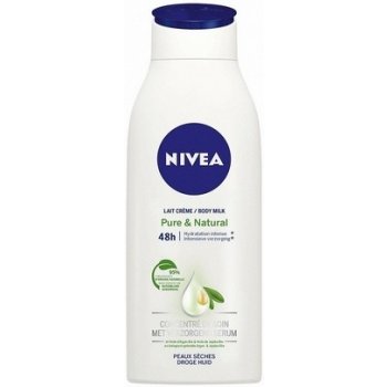 Nivea Pure & Natural výživné telové mlieko pre veľmi suchú pokožku 400 ml