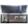 Klávesnica billentyűzet Asus G75 G75V G75J fekete / ezüst Határ MAGYAR layout - háttérvilágítás