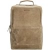 Hide & Stitches Béžový ruksak na notebook kožený 