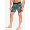 Boxerky Saxx Quest Quick-Dry Mesh Boxer Brief Fly - prism peaks/cargo grey