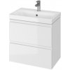 Cersanit SET MODUO 60 - skrinka pod umývadlo s umývadlom, biela, 60 cm