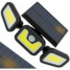 SOLÁRNA LED LAMPA 4v1 VONKAJŠIA ULICNÁ SO SNÍMAČOM POHYBU A SÚMRAKU