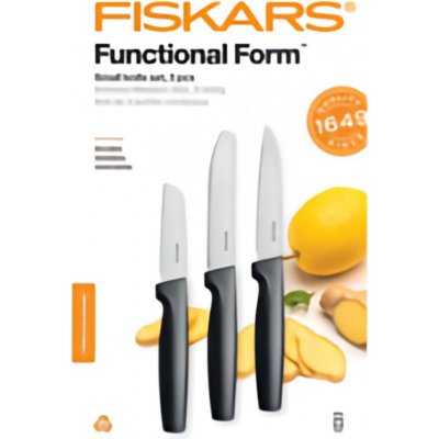 FISKARS Súprava malých nožov, 3 ks Functional Form