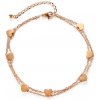 Steel Edge Retiazka na členok SEGZ128 Farba: Rose gold
