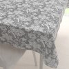 Biante Bavlnený obdĺžnikový obrus Sandra SA-550 Biela krajka na sivom 80x120 cm