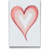 Vymalujsisam.sk Maľovanie podľa čísiel - Maľované srdce Veľkosť: 20x30cm, Rám: Bez rámu, iba zrolované plátno