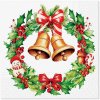 PAW SDL240600 Jingle Bells Bliss, servítky 33x33cm, 3-vrstvové, vianočné (20ks)