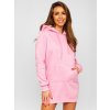 Bledoružová dámska dlhá mikina s kapucňou Bolf YS10003-A
