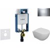 GEBERIT - Kombifix Set predstenovej inštalácie, klozetu Oudee a dosky softclose, tlačidlo Sigma30, chróm SANI15CA1101