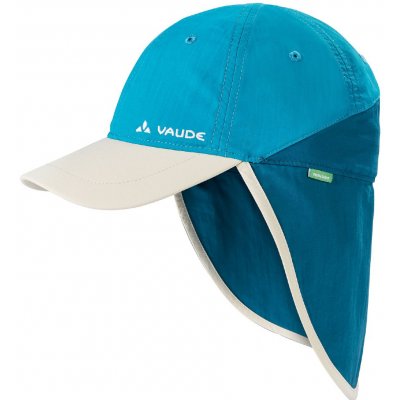 Vaude Kids Sahara Cap III arctic blue dětská čepice s ochranou krku