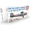 Sada akrylových farieb AK Interactive 3GEN - WWII RAF Coastal Command & RN Fleet Air Arm Colors
