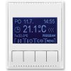 Termostat univerzálny programovateľný (ovládacia jednotka), biela / biela, ABB Element, Time 3292-A10301 03