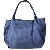 NovaKabelka.sk Tea Lucida Blu kožená talianska crossbody kabelka modrá