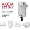 AlcaPlast Renovmodul set 5v1 pre závesné WC (kombifix) AM115/1000 (AlcaPlast Renovmodul set 5v1 pre závesné WC (kombifix) AM115/1000)