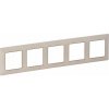 Legrand Slovensko, s.r.o. Valena Life - 754065 - Päťrámček - Béžová/zlato