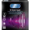 Kondómy Durex Intense s výstupkami a vrúbkami pre stimuláciu, lubrikované, 3 ks