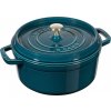 Staub Cocotte hrniec okrúhly 24 cm 3,8 l morská modrá