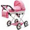 Luxusný detský kočík pre bábiky New Baby COMFORT ružový Barva: Ružová