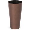 PROSPERPLAST Prosperplast Kvetináč TUBUS Slim Corten 250x476 mm, medený, vložka