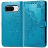 Peňaženkové puzdro Embossing Pattern Mandala Flower modré – Google Pixel 8