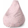 Sablio Sedací vak Pear Farebné krížiky - 70 x 95 x 15 cm