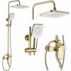 Rea Hass, sprchová zostava s vaňovou batériou, zlatá matná, REA-B9972