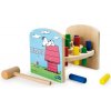 Small Foot Montessori drevená zatĺkačka Peanuts