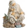Dekorácia stojaca - Santa s darčekmi, 36cm