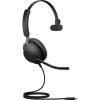 Jabra Evolve2 40 SE Slúchadlá s mikrofónom Kábel Pres hlavu Hovor / hudba USB Typ-C Čierna (24189-899-899)