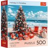 TREFL Puzzle Vánoce v ráji 500 dílků