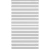 Roleta zebra, svetlosivá, šírka tkaniny 130,9 cm, polyester