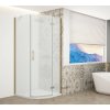 GELCO TRINITY GOLD štvrťkruhový kút 900x900 pravý, matné sklo, GT6590MR-G GT6590MR-G