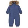 COLOR KIDS Coverall W. Fake Fur Vintage Indigo Modrá