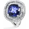 Blink-Blink Luxusný diamantový prsteň s Tanzanitom 1943BTS