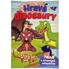 Hravé dinosaury omaľovánka s úžasnými nálepkami